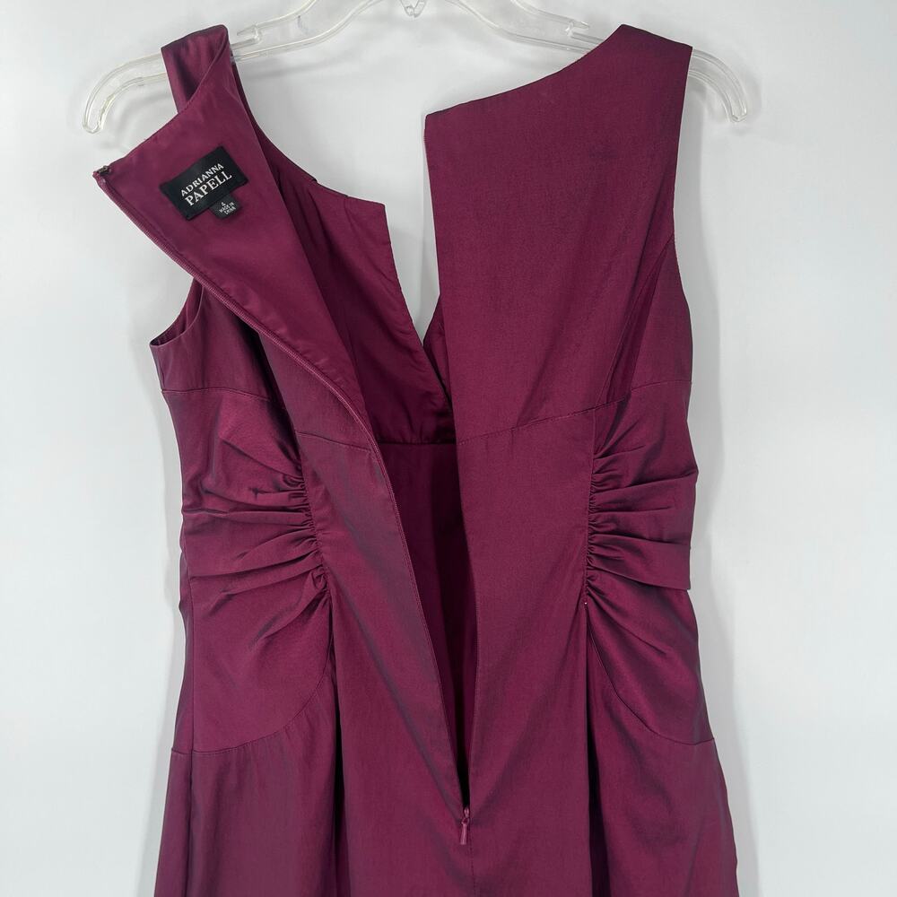 Adrianna Papell Magenta Midi Sheath Dress - Picture 5 of 14